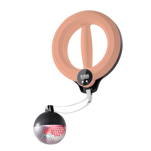 Anillas de ejercicio portátiles con luz y rotación automática