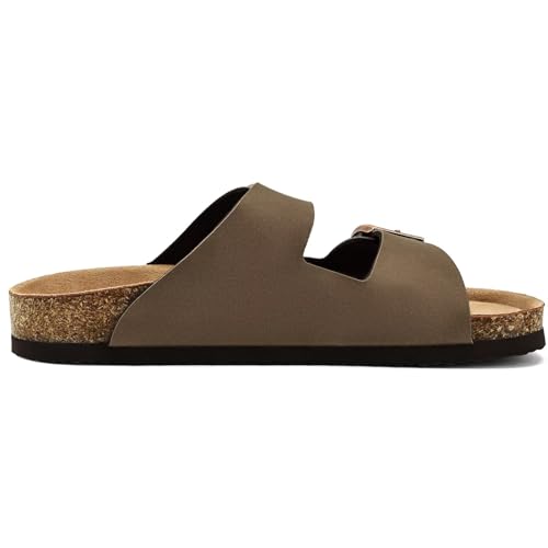 Image of Torotto Kids Sandals Boys Girls Slide Summer Non-slip Cork Glitter Toddler Slippers with Adjustable Straps for Indoor & Outdoor