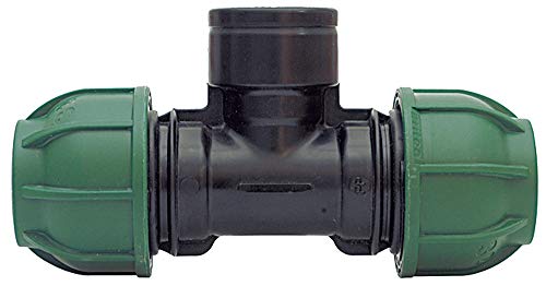 Compression tee A 90 DER. FIL.F.20X3/4X20 - Irritec Green