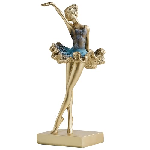 Figura de Bailarina de Ballet en Resina Elegante Decoración