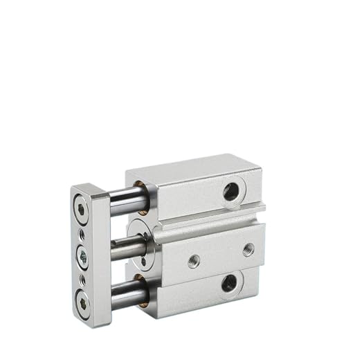 Vérin pneumatique MGJ10-20 version renforcée avec guidage à trois tiges