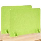 Vandebiao Portable Desk Divider Privacy Partition Panel (2 Pack) - 24