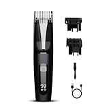 TEPOTZ Vacuum Beard Trimmer for Men, No ...