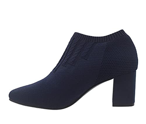 Impo Nakayla Stretch Platform Wedge Bootie With Memory Foam, Midnight Blue, 10 #TOP2