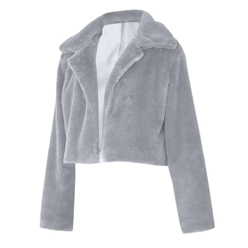 Womens Grass Warm Fuzzy Plain Jacket Outfit for Women Long Sleeve Turtle Neck Fall Winter 20254