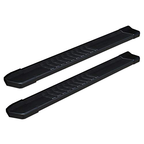 Raptor 1760-BLK estribos 6 in. negros texturizados miniatura 1