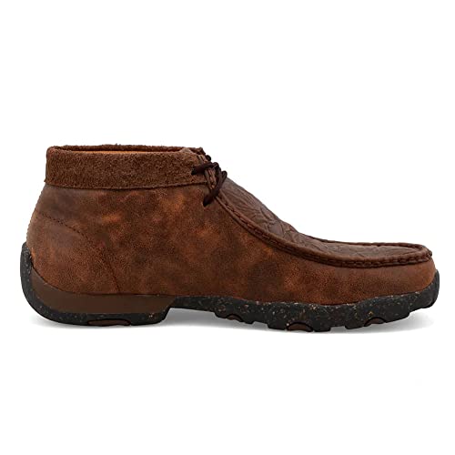 Image of Twisted X Men's Chukka Driving Moc, Moc Toe with CellSole, Chocolate & Chocolate, 8.5 M