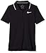 Nike Jungen Court Dry Team Poloshirt, Black/White, XS