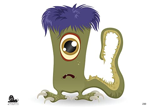 10x Stronghold Fantasyauflage - Monster IV - 42 x 59 cm - wasserabweisend/reißfest; Zielscheibe, Ziel beim Bogenschießen