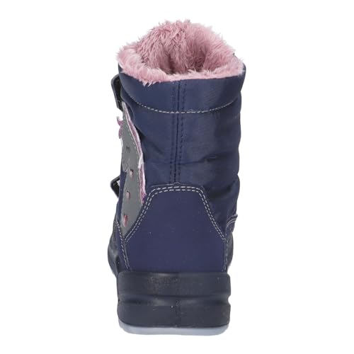RICOSTA Mädchen Winterstiefel Annika, Kinder Boots, Weite: Mittel, lose Einlage, Sympatex, Blinklicht, Nautic/Marine (170), 28 EU – Ansicht 3