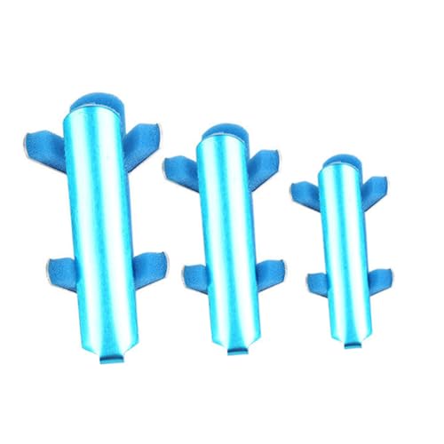 minkissy 3pcs Finger Fastening Tape Brace Finger Guards for Cutting Finger Protectors Adjustable Stand Thumb Finger Extension Finger Support Plate Blue Sponge