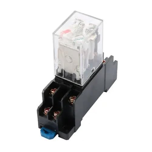 Relais de puissance JQX-13F DPDT 8 broches bobine AC 220V 240V avec socle