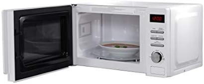 Russell Hobbs RHM2079A 20 L 800 W White Digital Solo Microwave with 5 Power Levels, Automatic Defrost, 8 Auto Cook Menus, Clock & Timer, Easy Clean