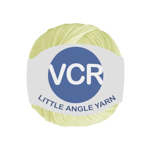 Image of VCR 4 Ply Pastel Yellow Little Angle Yarn, 25 Grams, 92 Meters Length, 100% Acrylic Soft Baby Knitting Yarn for Crochet, Newborn Sweaters, Soft Baby Socks, Mittens and Leggings, Pack of 1