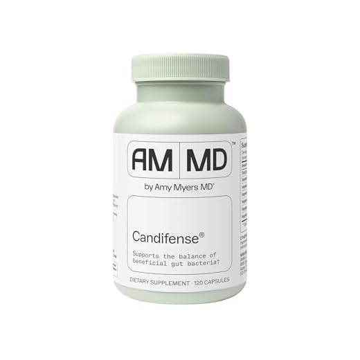 Candifense Candida Supplement from Amy Myers MD – Herb Free Plant Based Enzymes Supplement - Supports Digestive Issues & Gut Health - Amylase, Cellulase, Xylanase, Invertase, - 120 Veggie Capsules