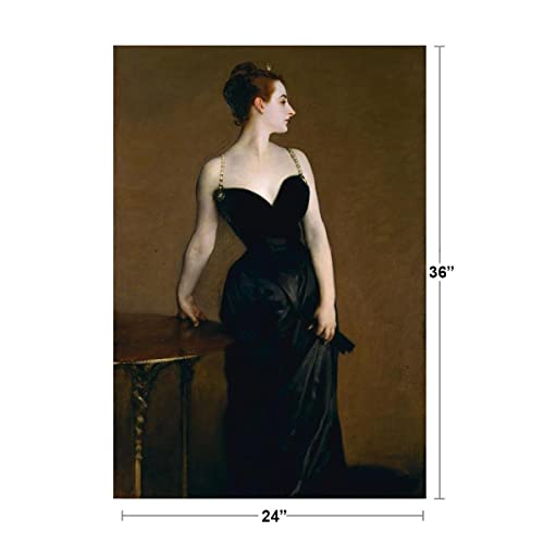 John Singer Sargent Portrait Of Madame X Realism Sargent Painting Artwork Woman Portrait Wall Decor Oil Painting French Poster Prints Fine Artist Decorative Art Cool Wall Decor Art Print Poster 24X36 #TOP4