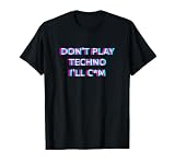 don't go techno Léger, Coupe classique, manche à double couture et ourlet à la base