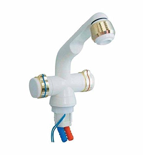 SIFI Rubinetto con Micro Interruttore Bianco e Oro...