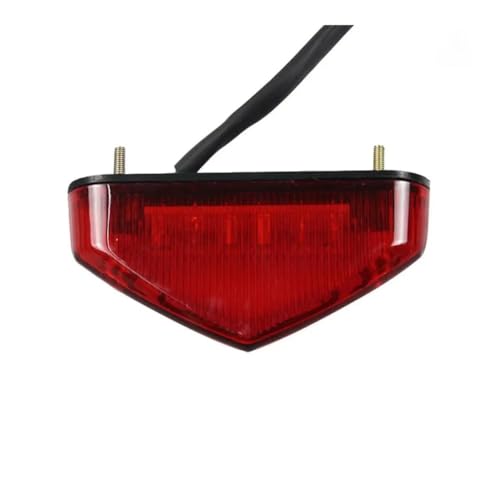 Feu arrière moto universel à 12 LED rouge pour feu stop de motocyclette