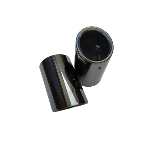 Tubo de escape para coche VW Golf: juego de silenciadores de acero negro