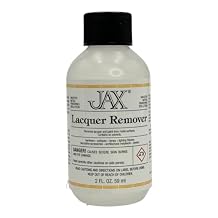 JAX Lacquer Remover - Metal Finishing Solution - Removes Lacquer and Paint from Metal Surfaces - 2 Ounce