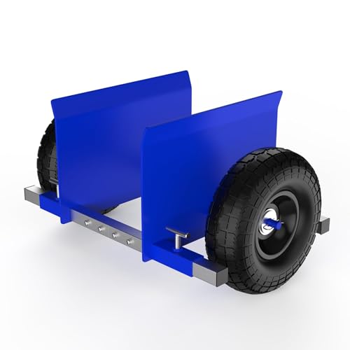 Heavy Duty Panel Dolly 453 kg, opony z pełnej gumy do płyt kartonowo-gipsowych, sklejki, ruchomy wózek z regulowanymi płytami bocznymi, koła antywibracyjne na plac budowy i warsztaty