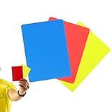 Generisch Fußball Schiedsrichter Karten - 3-Teilige Schiedsrichter Entscheidungskarten | Ausrüstung Und Zubehör,Für Volleyball, Basketball, Wrestling, Handball, Frauen, Männer, Ho