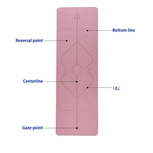 Grandcase Tapete Ioga para Exercício Fitness Tapete Treino Alta Densidade Antiderrapante para Ioga P