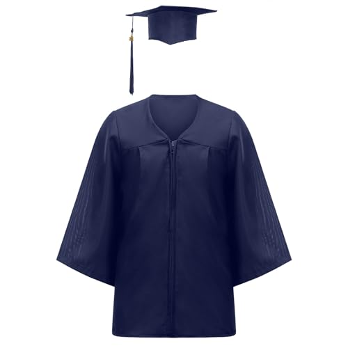 2-12T Kindergarten Graduation Cap and Gown Class of 2025 Charm Tassel Set for Preschool Kids Ceremony Party Gift4