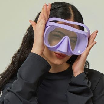 Foldable Snorkeling Glasses Mask Equipment Set, Anti-Fog Free Diving, Water Play Specialized Snorkeling Equipment Set