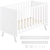 Cuna colecho Mia Polar 120x60 + kit colecho y 10 alturas de