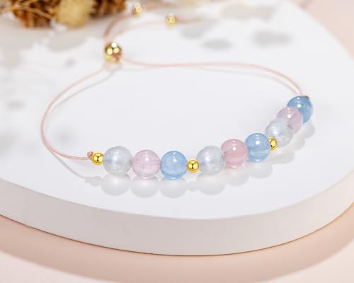 LOVEMY Fertility Bracelet Gifts, Delicate Pregnancy Bracelets, Mama Gifts, New Mom Gift, Moonstone Bracelet, Healing Bracelets for Women, IVF Gift, Mothers Day Christmas Jewelry2