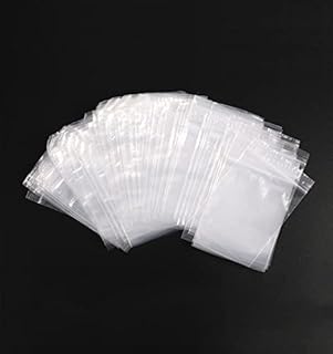 Clear Plastic Ziplock Bags, 300pcs Small Clear Plastic Bags, 6x9cm Reclosable Poly Storage Baggies Grip Seal Bags for Kitchen Craft Beads Jewellery Samples Cookies Sweets Storage