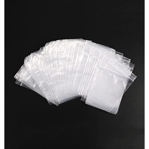 Clear Plastic Ziplock Bags, 300pcs Small Clear Plastic Bags, 6x9cm Reclosable Poly Storage Baggies Grip Seal Bags for Kitchen Craft Beads Jewellery Samples Cookies Sweets Storage Cover