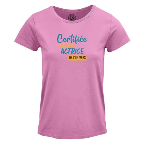 T-Shirt Comédienne Col Rond pour exprimer sa passion du cinéma et du théâtre