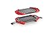 Lékué Microwave Grill, Mikrowellen-Grill, Stahl, rot und schwarz, 25,2 x 14,8 cm