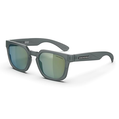 SCICON Gafas de sol Turcio 2.0, Gris Hielo Mate / Verde Petróleo Espejado, Talla única