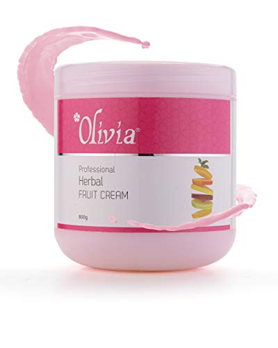 Image of Olivia Professional Herbal Fruit Cream with Natural Fruit & Herbal Extracts | Hydrating Face Cream for Soft, Radiant Skin | Enhances Texture, Elasticity & Skin Tone | For All Skin Types | 800g