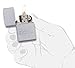 Zippo Scroll Pocket Lighter, Satin Chrome