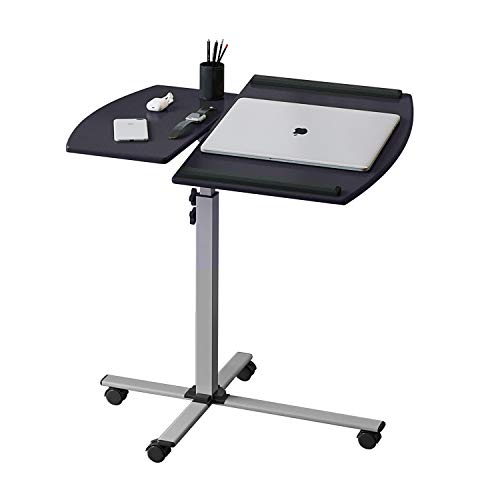 Techni Mobili Rolling Adjustable Laptop Cart, Graphite by Techni Mobili - Used condition - US$37.24