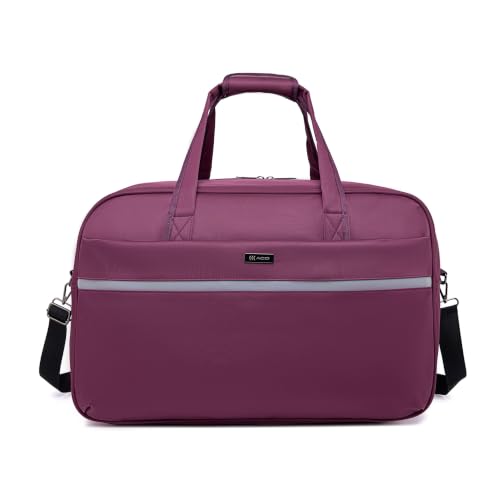 A C O Mala de Viagem Duffle Bag, Nylon, Grande, 55 Litros, com Alça de Ombro Ajustável, Zíper Duplo, Unissex 50X25X35CM ANAC