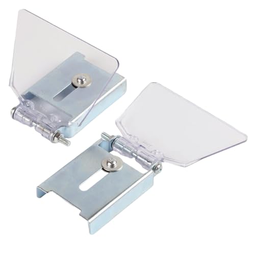Protector para amoladora de banco 2 piezas de seguridad transparente con base metálica 4
