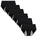 Anntry Culotte Menstruelle pour Filles Adolescentes sous-vêtements Anti-fuites Physiologique en Coton de Protection pour Femmes à la Période Post-Partum Paquet de 6 (S, 6noir)