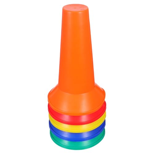 Multifunzione e visibilità: Il Multifunctional roadblock barrel si distingue come cono da allenamento sportivo, ideale per allenamenti di basket, calcio e pattinaggio su pista, offrendo una marcatura chiara e sicura grazie al colore acceso e dettagli riflettenti