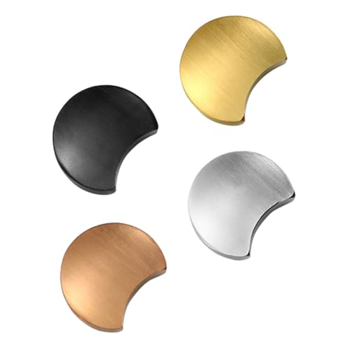 OFFIGAM 4個 ステンレス製箸置き 滑り止め凹型デザインで箸 スプーン フォークを安定保持 家 レストラン ホテル用テーブルウェア収納 耐食性