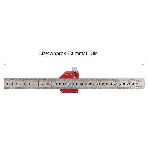 Regla de Ángulo Ajustable de Aleación de Aluminio 300mm miniatura 5