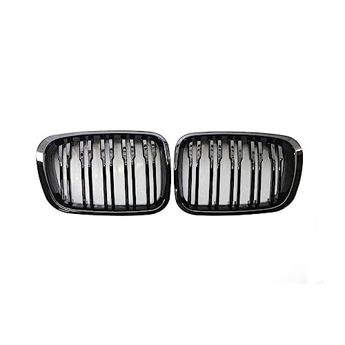 Rejilla para E46 de riñón frontal en acabado negro brillante para Serie 3