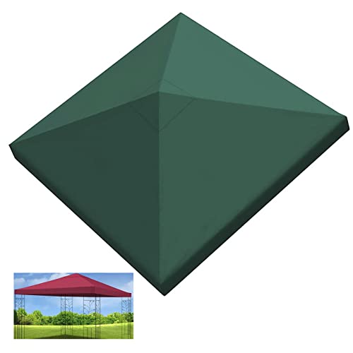 Canopy Replacement Top 10' x 10' Waterproof Grill Shelter Roof for Outdoor Garden Patio Pavilion Sun Shade