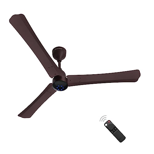 Image of atomberg Renesa+ 1200mm BLDC Ceiling Fan with Remote Control | BEE 5 star Rated Energy Efficient Ceiling Fan | High Air Delivery with LED Indicators | 2+1 Year Warranty (Umber Brown)