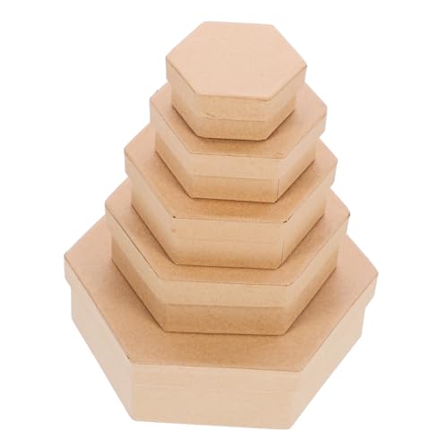 Cajas para envolver postres sin dañar el glaseado usando contenedores hexagonales estables 8